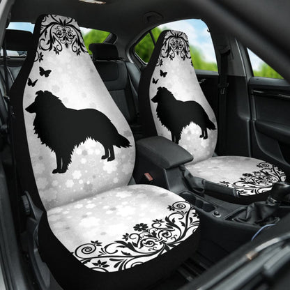 Amazing Shetland Sheepdog Print Car Seat Covers Custom