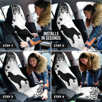 Amazing Shetland Sheepdog Print Car Seat Covers Custom