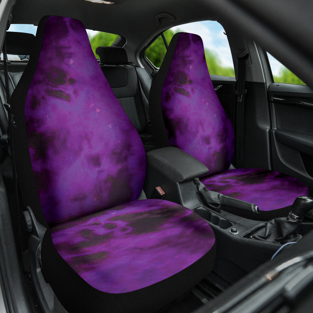 Purple Tie Dye Grunge Car Seat Covers Car Accessories Style