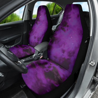 Purple Tie Dye Grunge Car Seat Covers Car Accessories Style