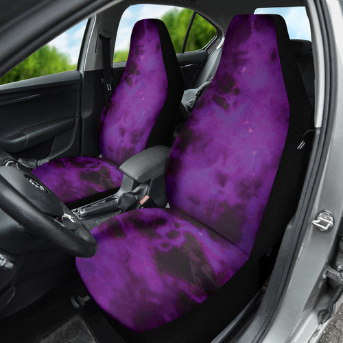Purple Tie Dye Grunge Car Seat Covers Car Accessories Style