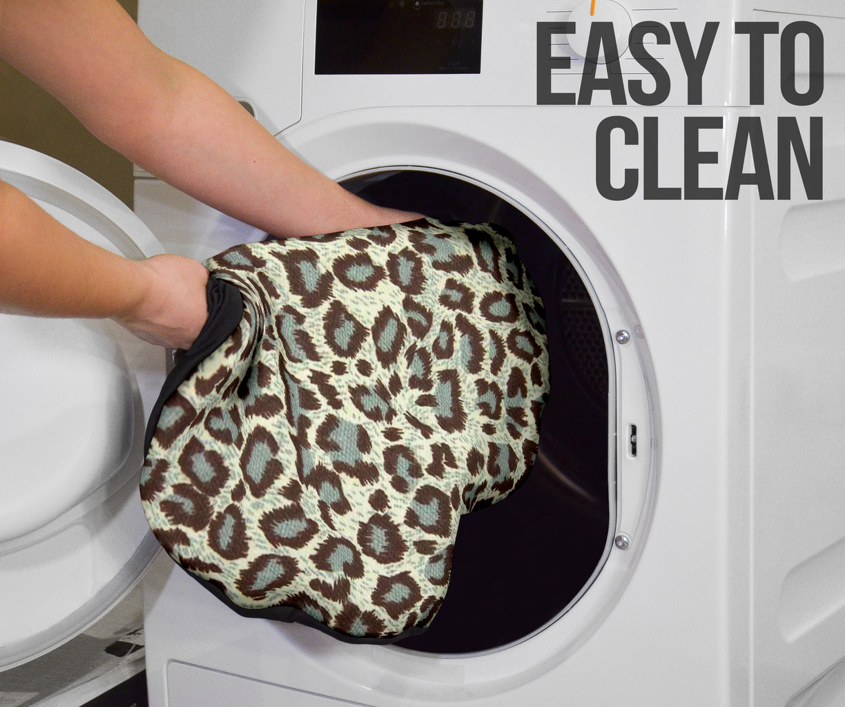 Leopard Gray Skin Car Seat Covers