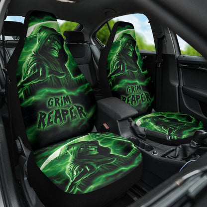 Skull Gothic Horror Grim Reaper Skull Car Seat Covers