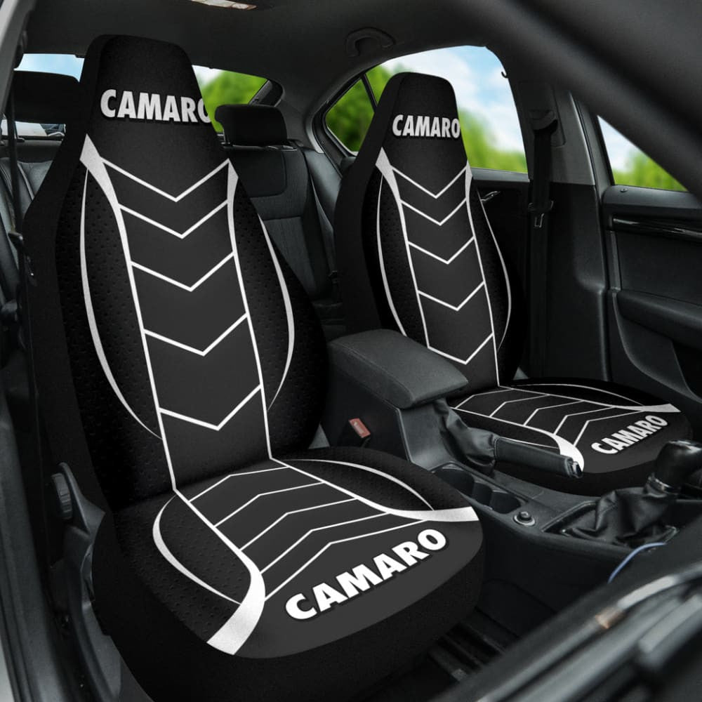 Camaro Gloss Black Car Seat Covers