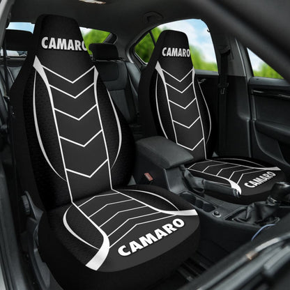 Camaro Gloss Black Car Seat Covers