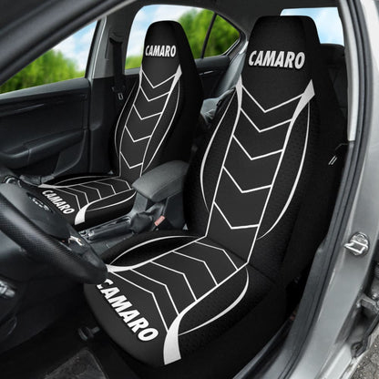 Camaro Gloss Black Car Seat Covers