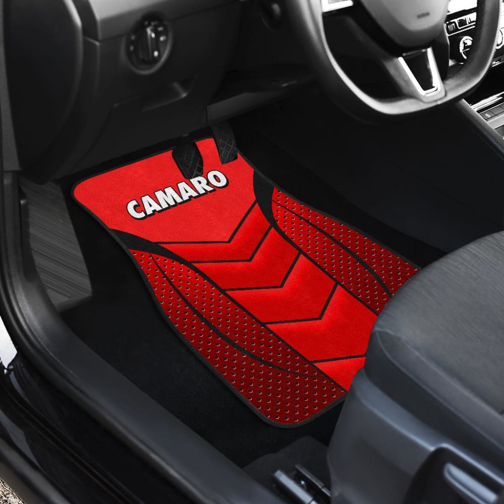 Camaro Red Car Floor Mats