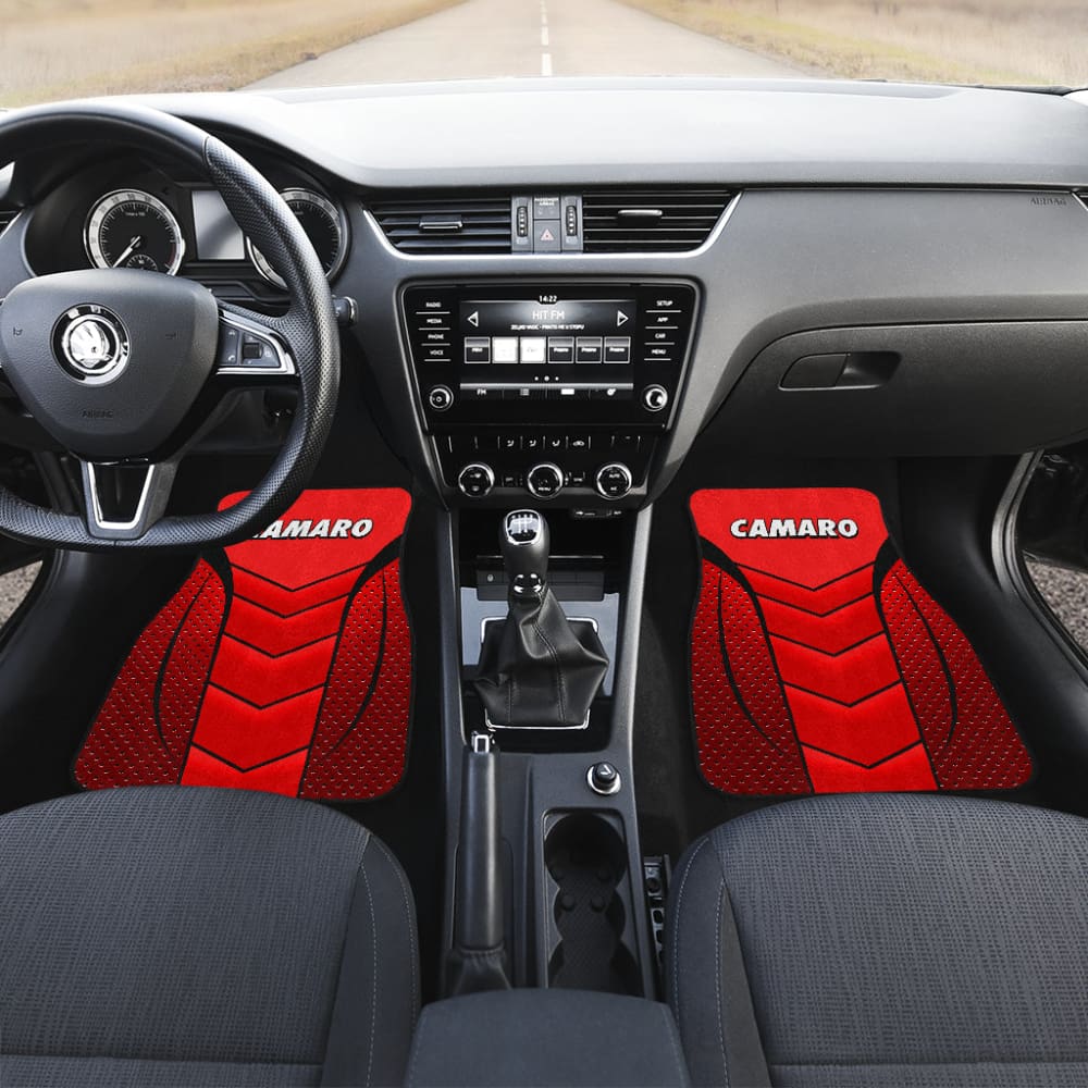 Camaro Red Car Floor Mats