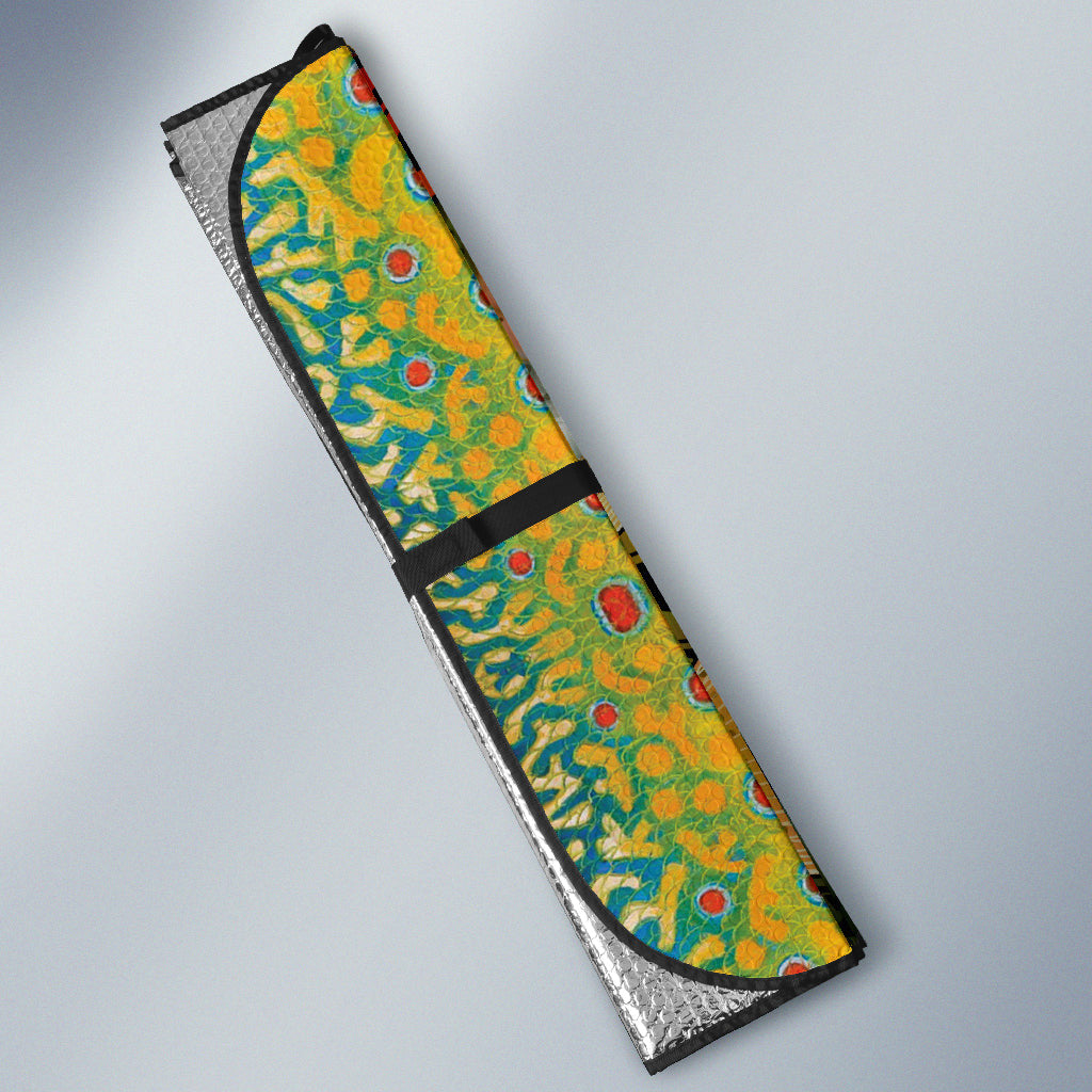 Amazing Gift Idea Trout Fish Colorful Pattern Car Auto Sun Shades