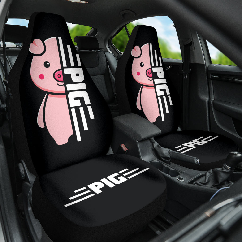 Cute Pig Print Car Seat Covers