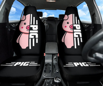 Cute Pig Print Car Seat Covers