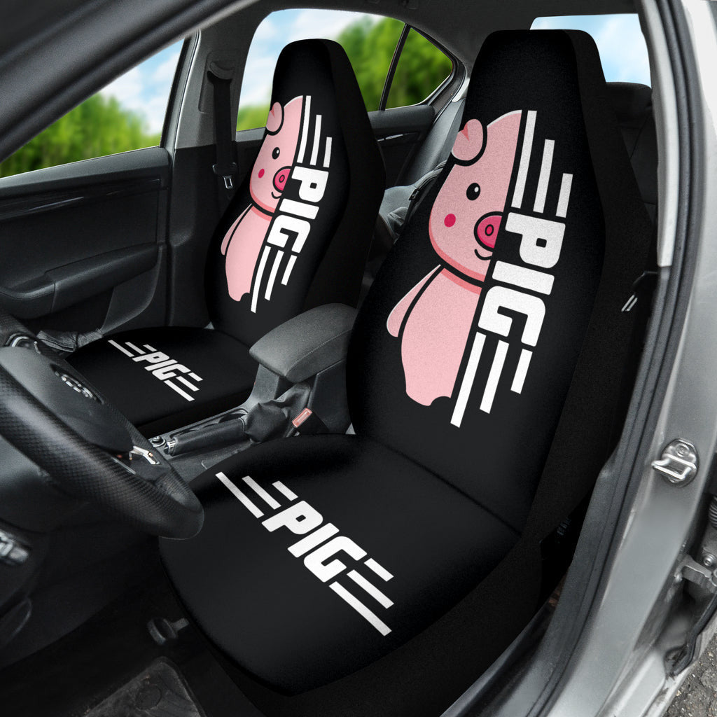 Cute Pig Print Car Seat Covers