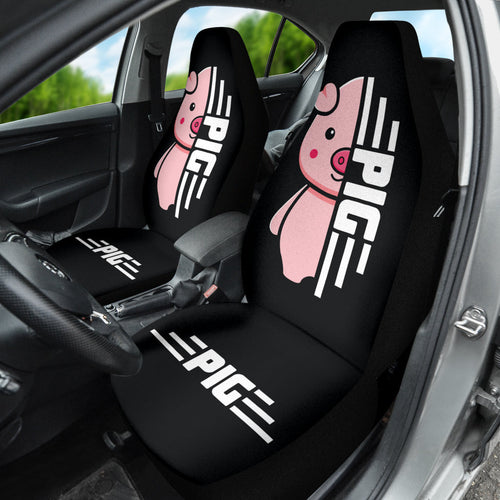 Cute Pig Print Car Seat Covers