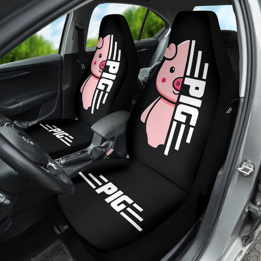 Cute Pig Print Car Seat Covers