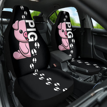 Amazing Love Cute Pig Car Seat Covers