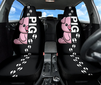 Amazing Love Cute Pig Car Seat Covers