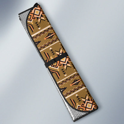 Deer Boho Seamless Car Auto Sun Shades