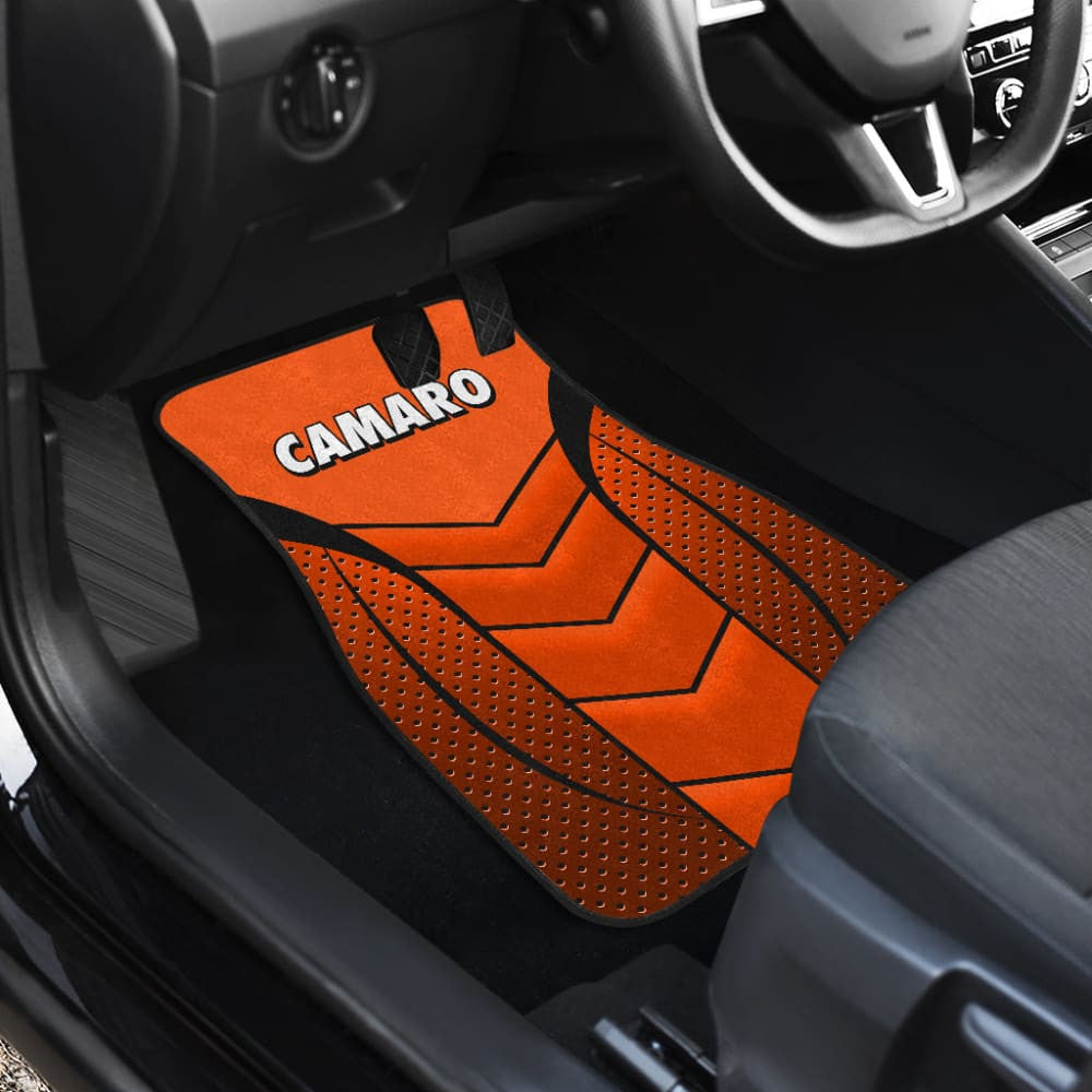 Camaro Hugger Orange Car Floor Mats