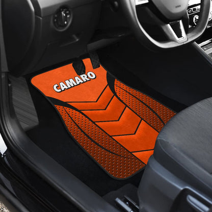 Camaro Hugger Orange Car Floor Mats