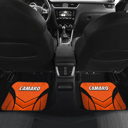 Camaro Hugger Orange Car Floor Mats