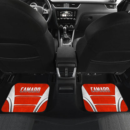 Camaro Red Style Car Floor Mats