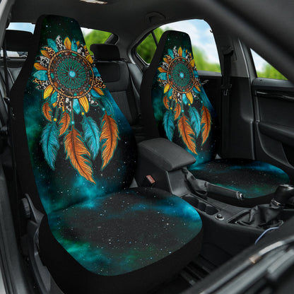 Print Dreamcatcher Sunflower Boho Universal Car Seat Covers