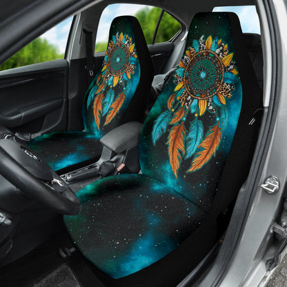 Print Dreamcatcher Sunflower Boho Universal Car Seat Covers