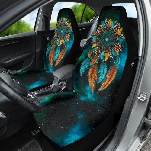 Print Dreamcatcher Sunflower Boho Universal Car Seat Covers