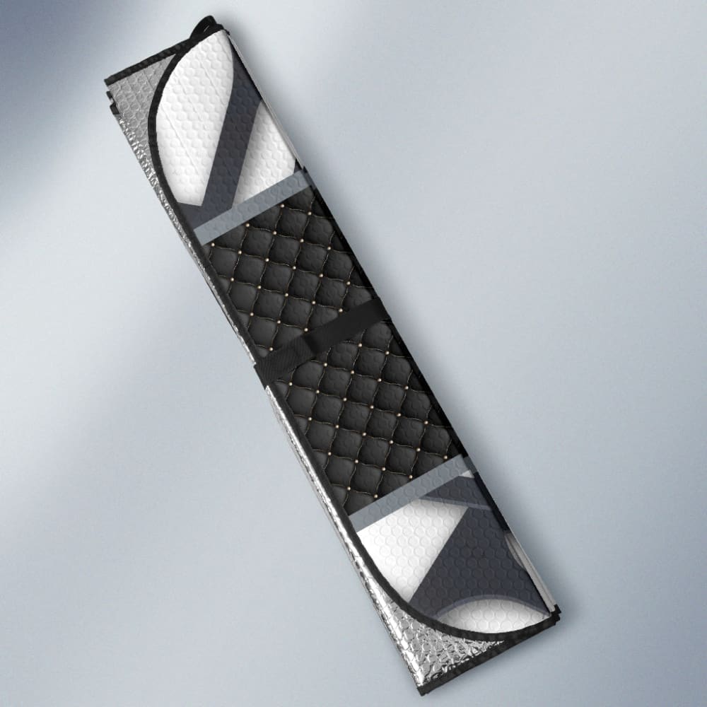 Amazing Volvo Black And White Themed Printed Car Auto Sun Shades