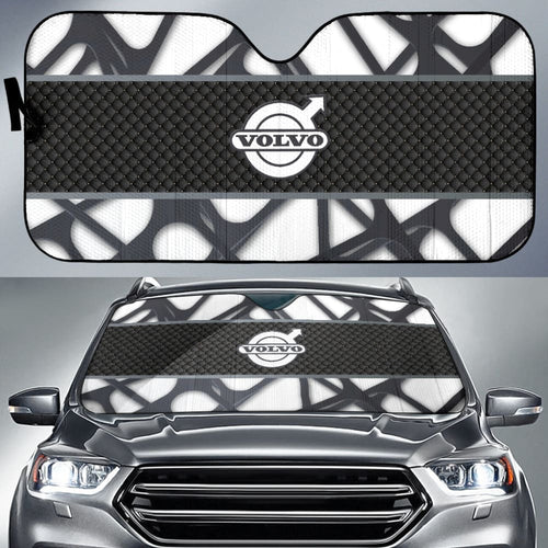Amazing Volvo Black And White Themed Printed Car Auto Sun Shades