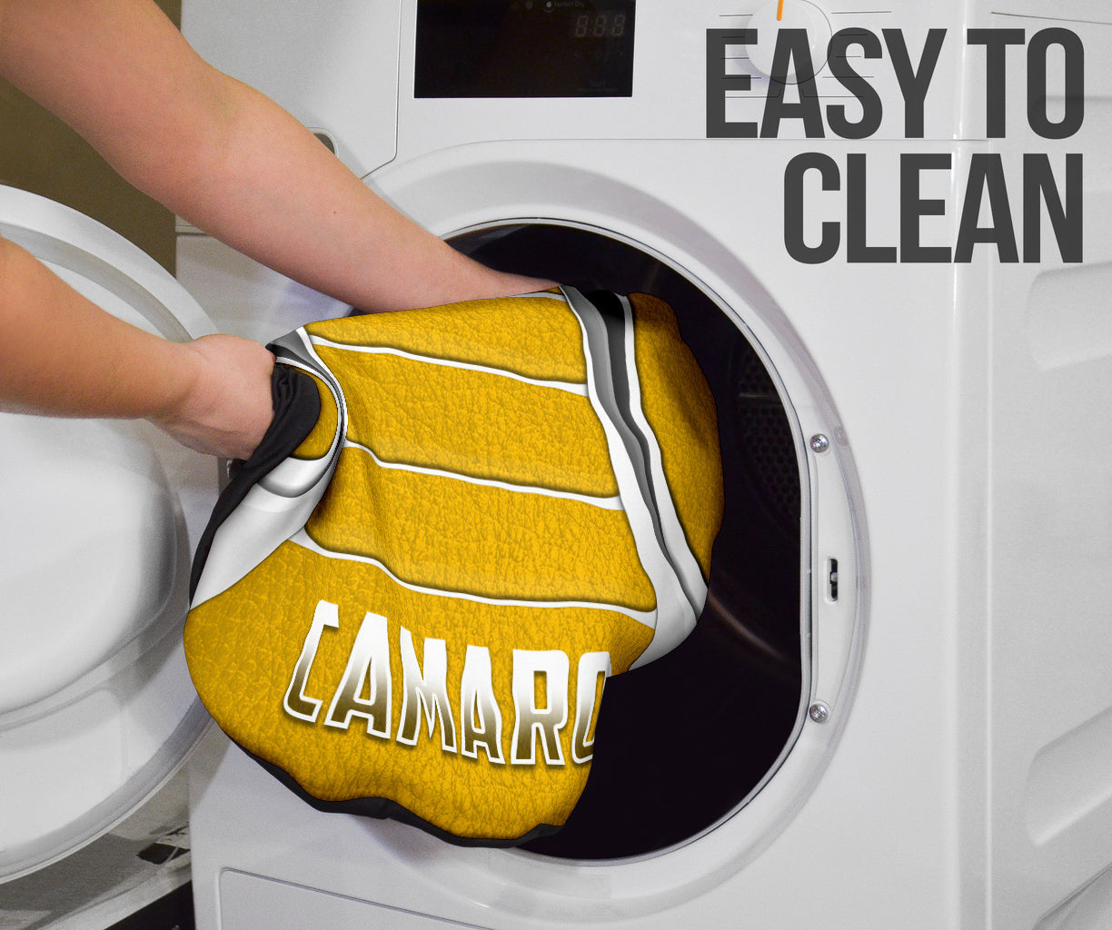 Camaro Yellow Style Car Seat Covers