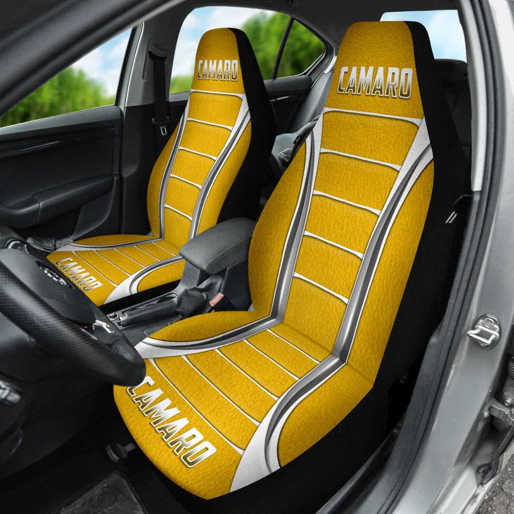 Camaro Yellow Style Car Seat Covers