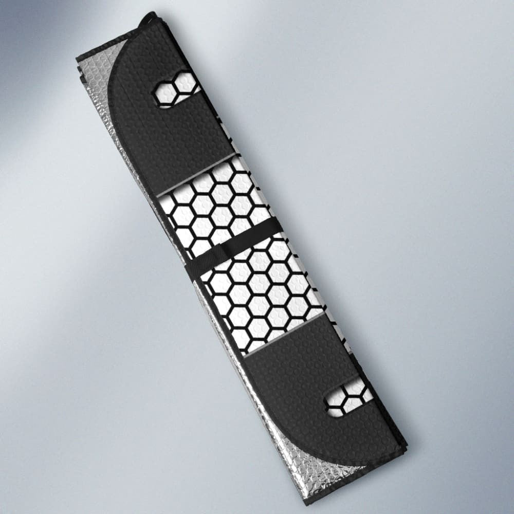 Volvo Black And White Themed Printed Car Accessories Car Auto Sun Shades