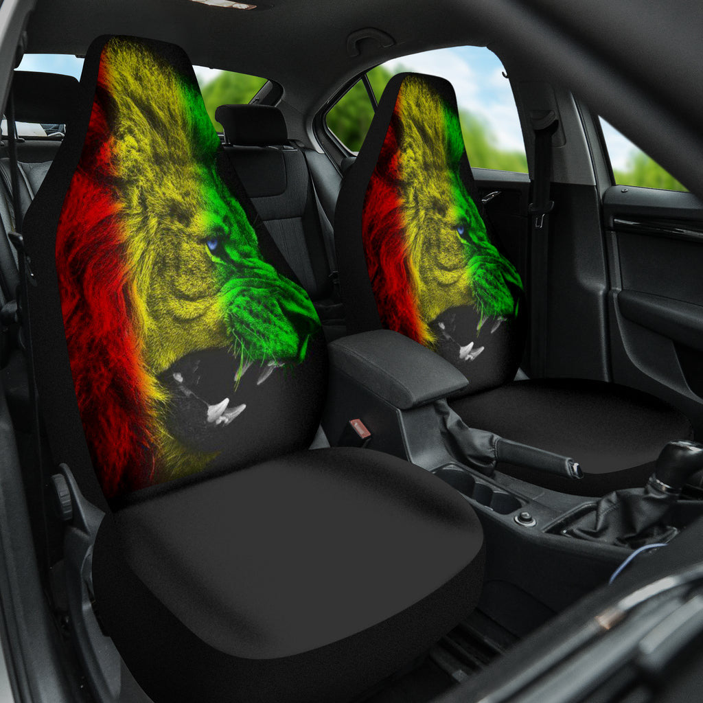 Amazing Gift Ideas Rasta Lion Roaring Car Seat Covers Style