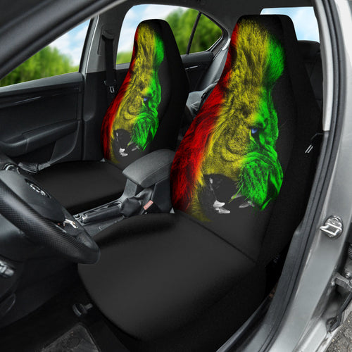 Amazing Gift Ideas Rasta Lion Roaring Car Seat Covers Style
