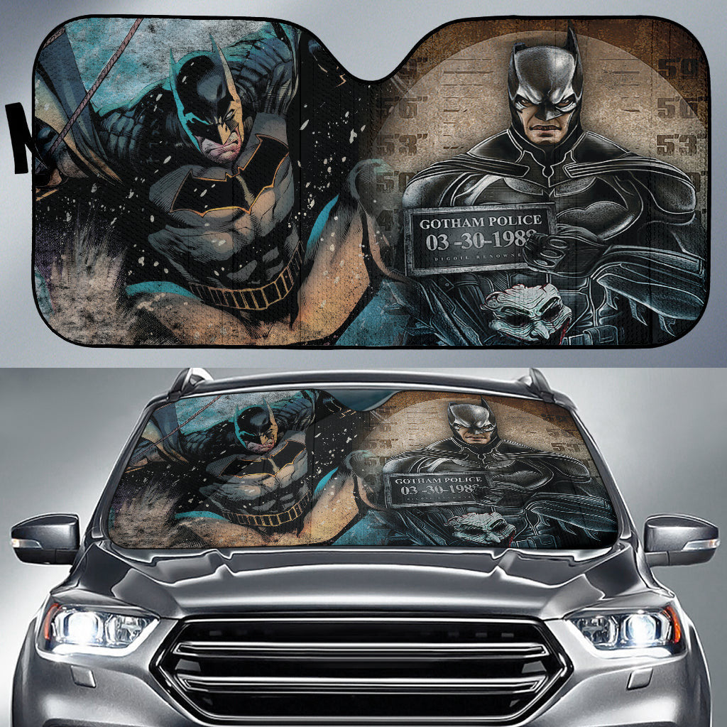 Batman Gotham Police Dc Comics Car Auto Sun Shades