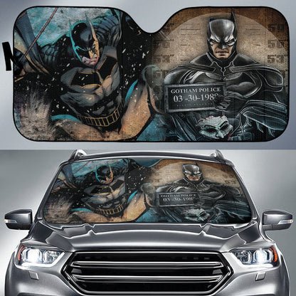 Batman Gotham Police Dc Comics Car Auto Sun Shades