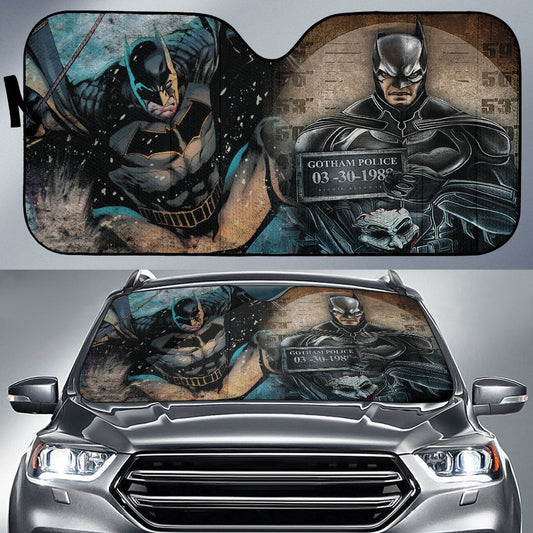 Batman Gotham Police Dc Comics Car Auto Sun Shades
