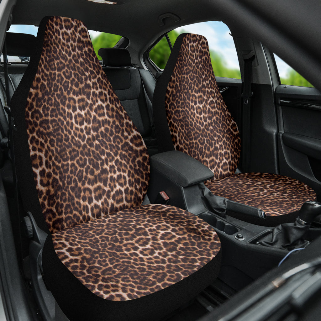 Leopard Brown Skin Car Seat Covers