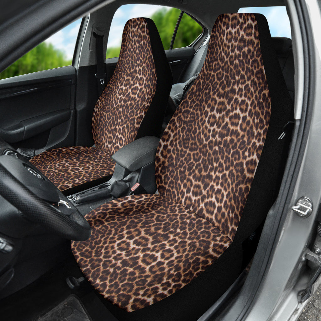 Leopard Brown Skin Car Seat Covers