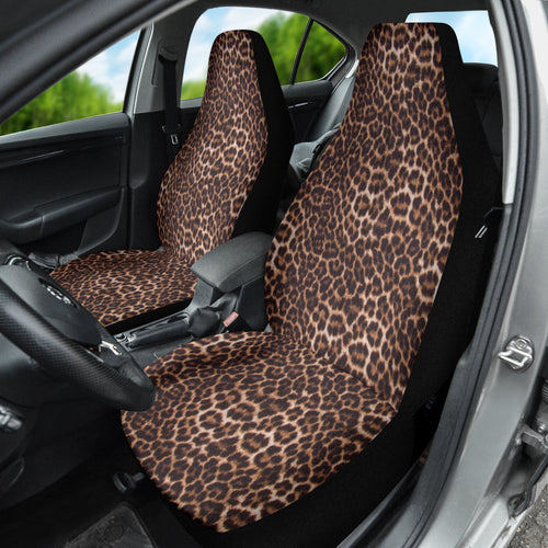 Leopard Brown Skin Car Seat Covers