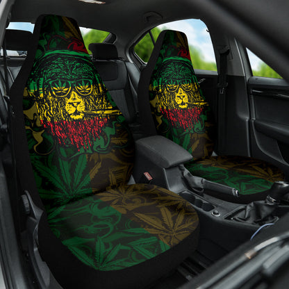Jamaica and Rasta Lion Car Seat Covers