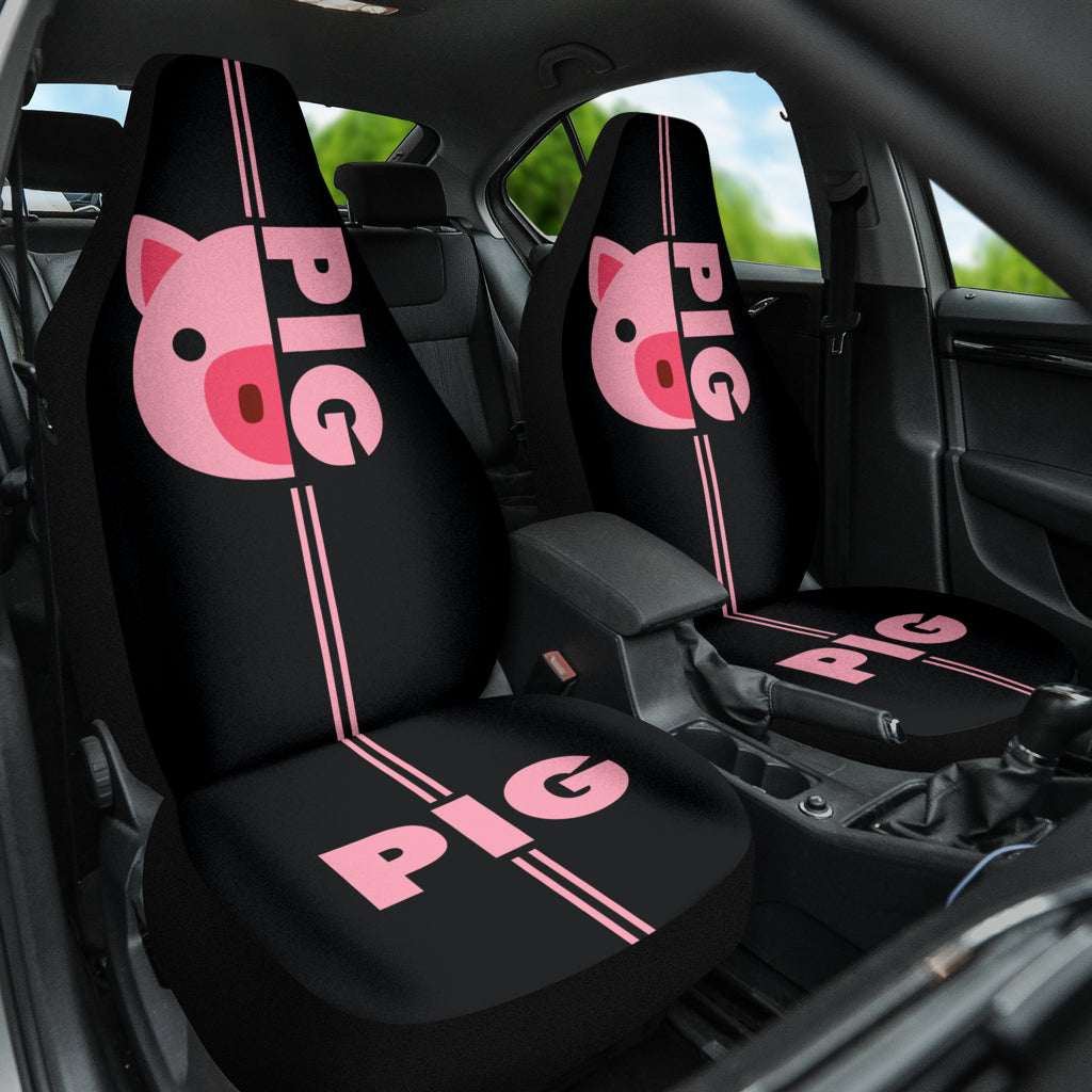 Pink Pig Lovers Car Seat Covers