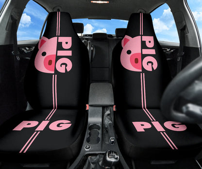 Pink Pig Lovers Car Seat Covers