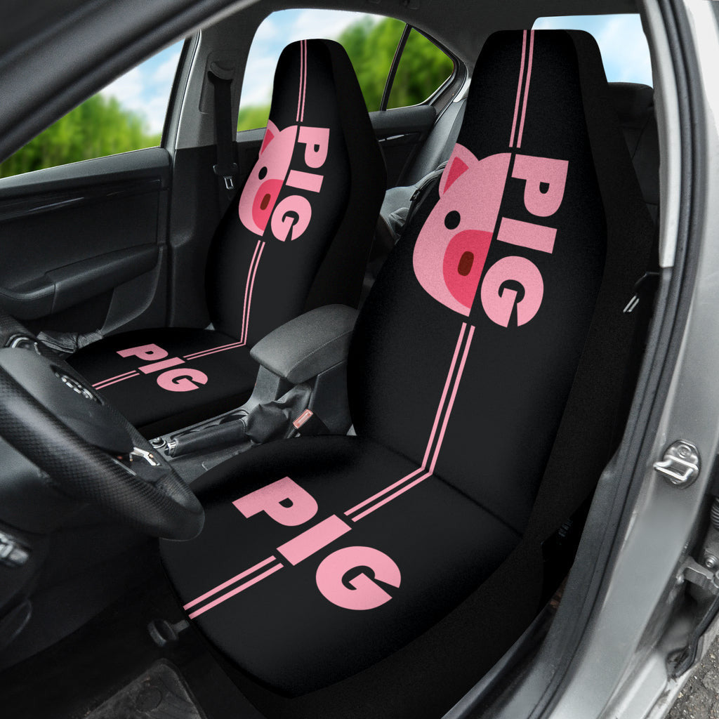 Pink Pig Lovers Car Seat Covers
