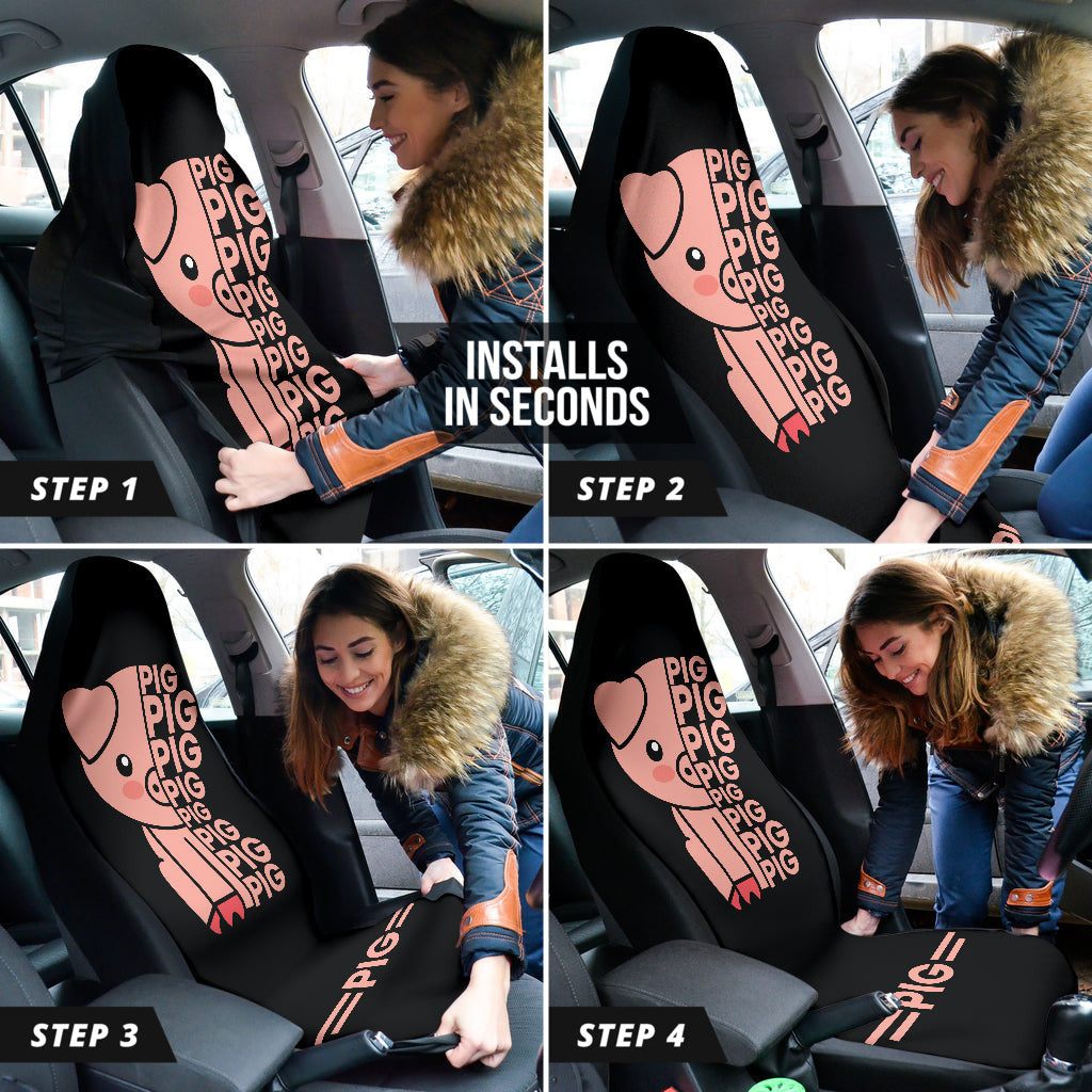 Lovely Pig Car Seat Covers