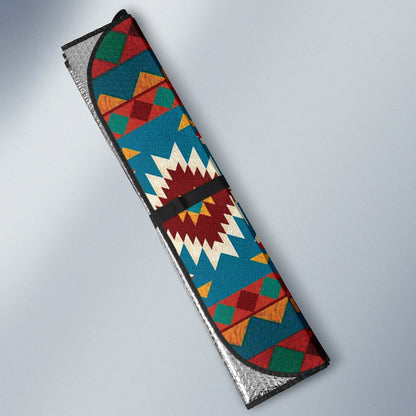 Colorful Boho Chic Bohemian Aztec Car Auto Sun Shades