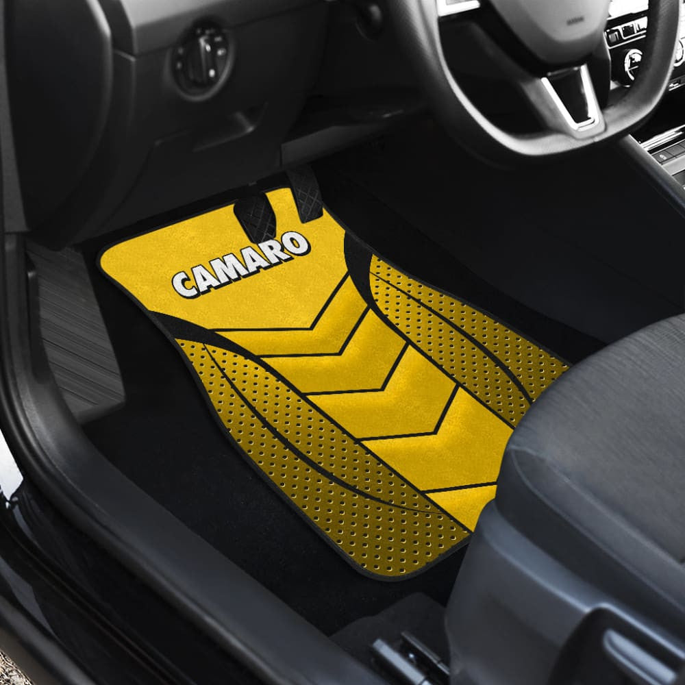 Camaro Yellow Car Floor Mats