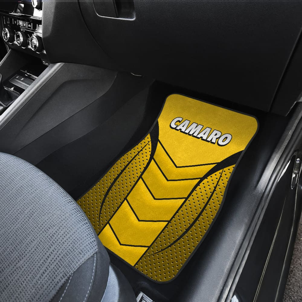 Camaro Yellow Car Floor Mats