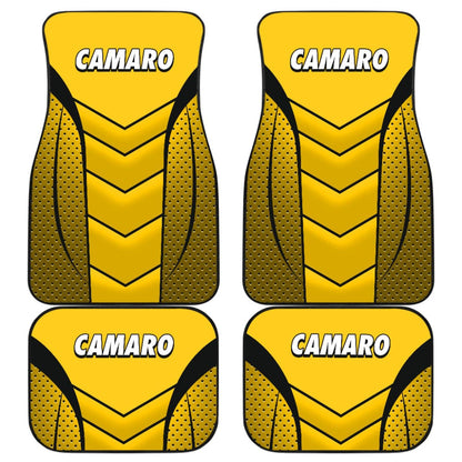 Camaro Yellow Car Floor Mats